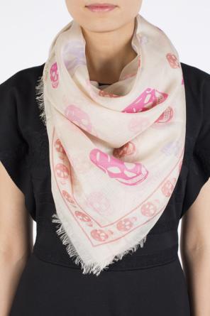 Skull motif scarf, zdjęcie 2 Skull motif scarf od Alexander McQueen